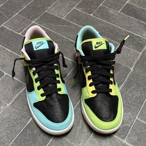 Nike Black and Neon Sneakers